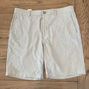 PGA Tour Gray Flat Front Shorts Tailored Fit